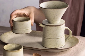 Hand-Building Ceramic Coffeemaker Set